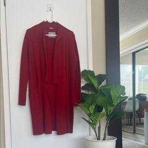 SOIA & KYO Red Knit Cardigan